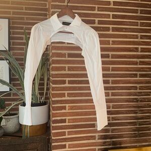 OW Collection Emilia arm shirt white small